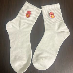 High top dinosaur socks